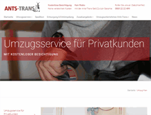 Tablet Screenshot of antstrans.at